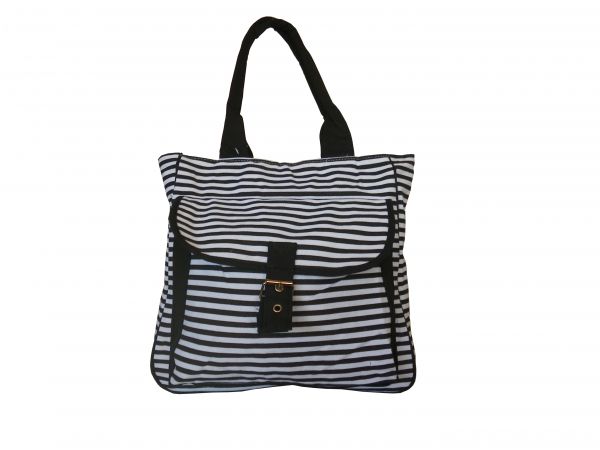 Bolsa listras - PRETA